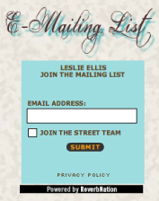 Join the Mailing List at www.LeslieEllis.com